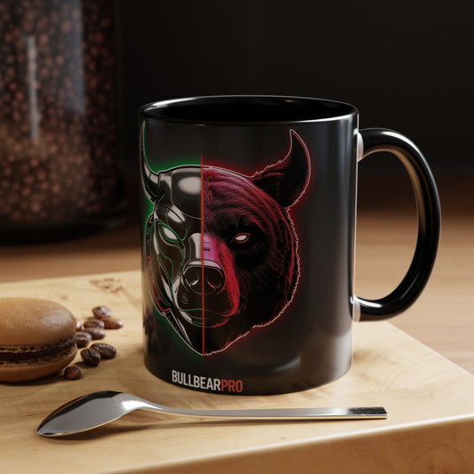 BullBearPro Accent Coffee Mug (11, 15oz)