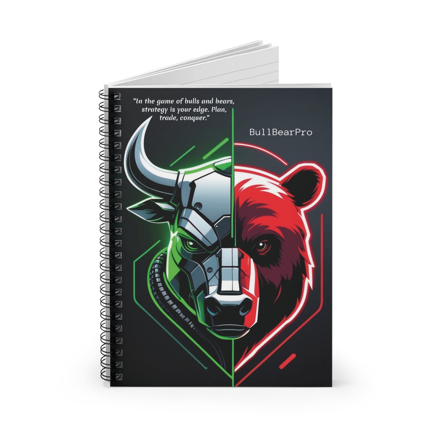 BullBearPro Spiral Notebook - Ruled Line