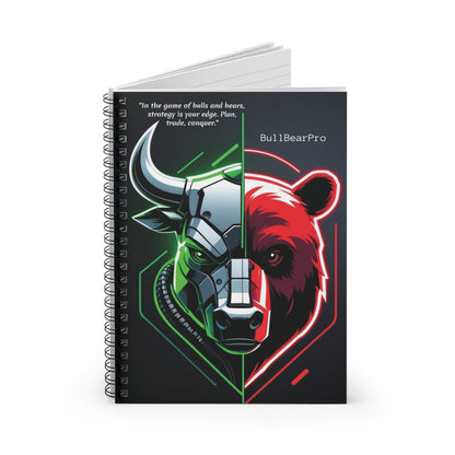 BullBearPro Spiral Notebook - Ruled Line